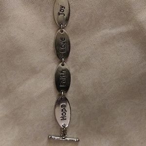 Silver inspiration bracelet